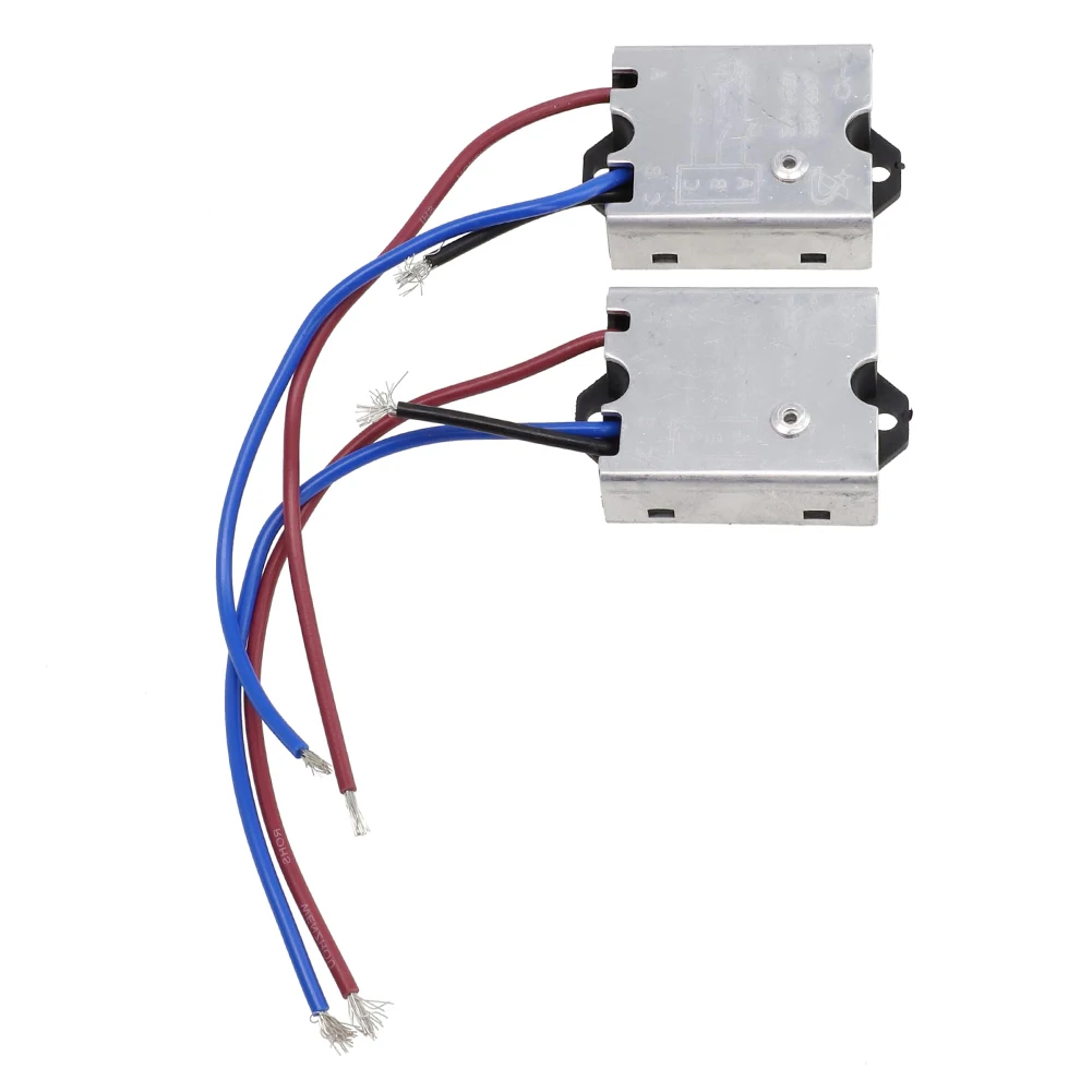 Module de démarrage progressif noir argent, 2 pièces, accessoires de Module de Machine, accessoires d'outils électriques, démarrage progressif pour meuleuse d'angle