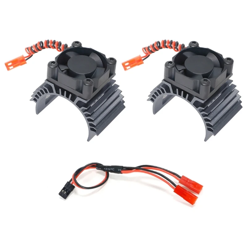 Remote Control Car Cooling Fan High Heat Dissipation Update Accessory Brushless Motor Twin Cooling Fan 36mm