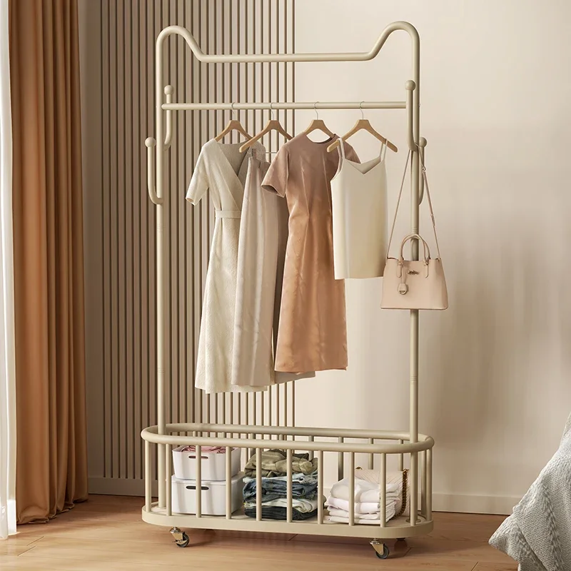 

Modern Bedroom Clothes Rack Stand Coat Hat Single Pole Clothing Rack Minimalist Shelf Perchero De Pie Hallway Furniture