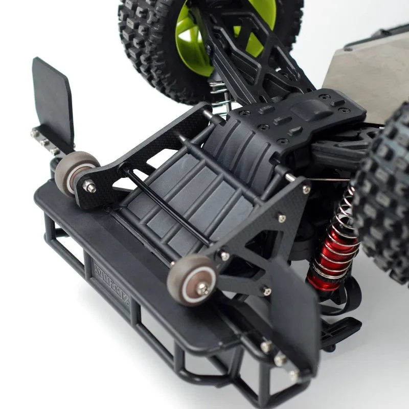 

For Arrma Mojave 1/7 EXB V2 Short Course Truck Spare Parts, Off-road Dirt Protection RC Carbon Fiber Body Mud Guards Wheelie Bar