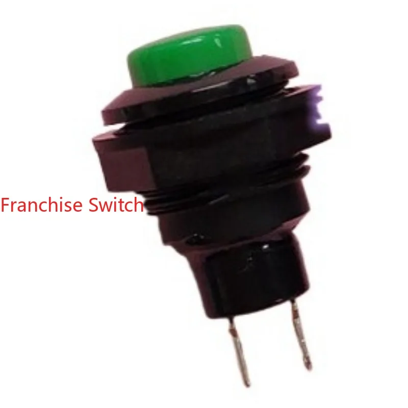 10PCS original button switch  PB-01-PP-G reset green, spot