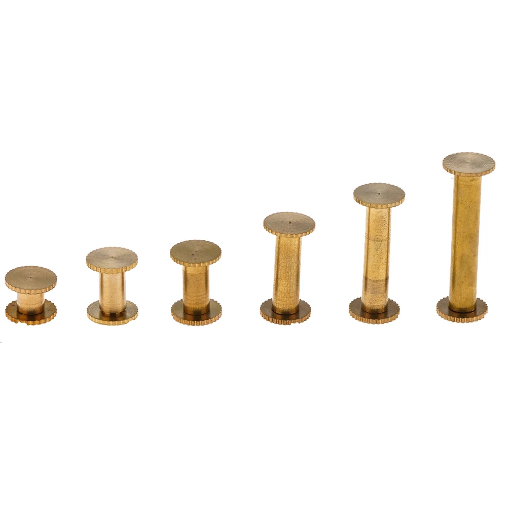 DIY Craft Brass Screw Screw Cloth Pure Copper Wealth Cloth H Buckle Welding Screw Screw Into COINS