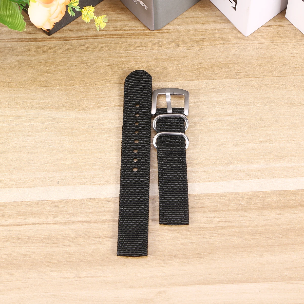 

18mm Canvas Watch Strap Waterproof Replacement Band for Men Stylish Comfortable Fashion Accessory