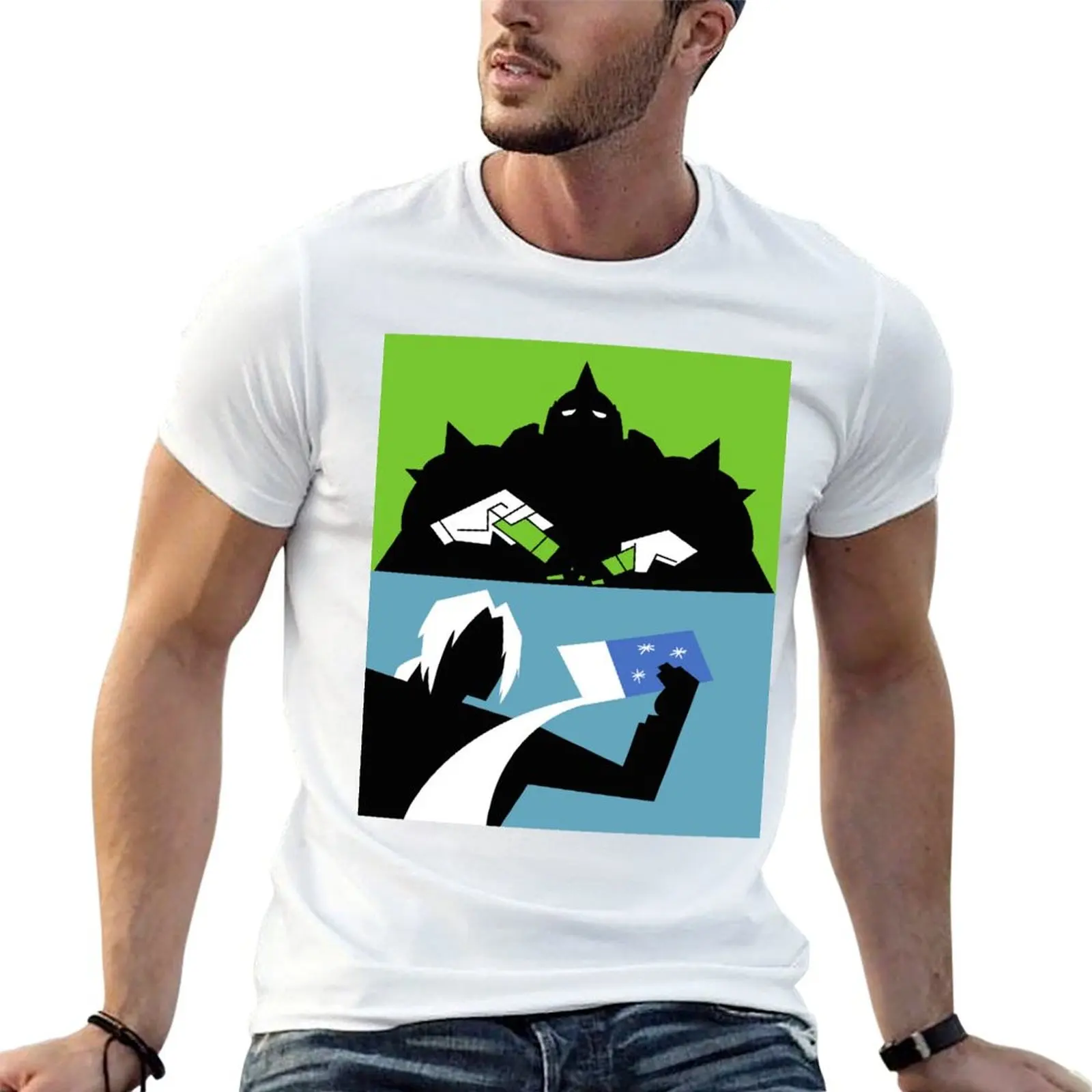 

graphic Alchemist mens t shirt 100% men cotton Powerpuff T-Shirt t shirts