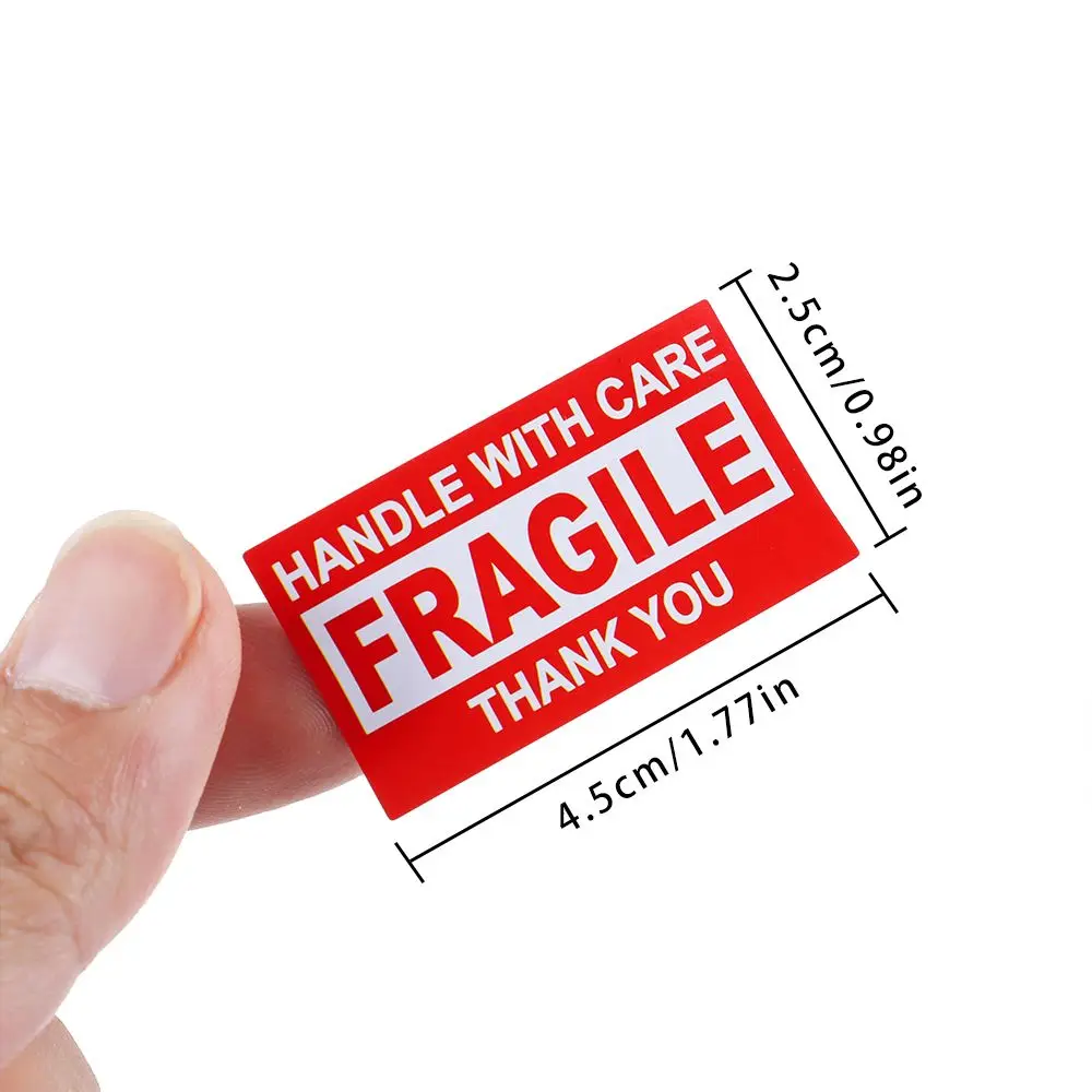 250Pcs/roll  Fragile Warning Sticker Care Shipping Special Tag Useful Shipping Express Label Handle With Care Keep