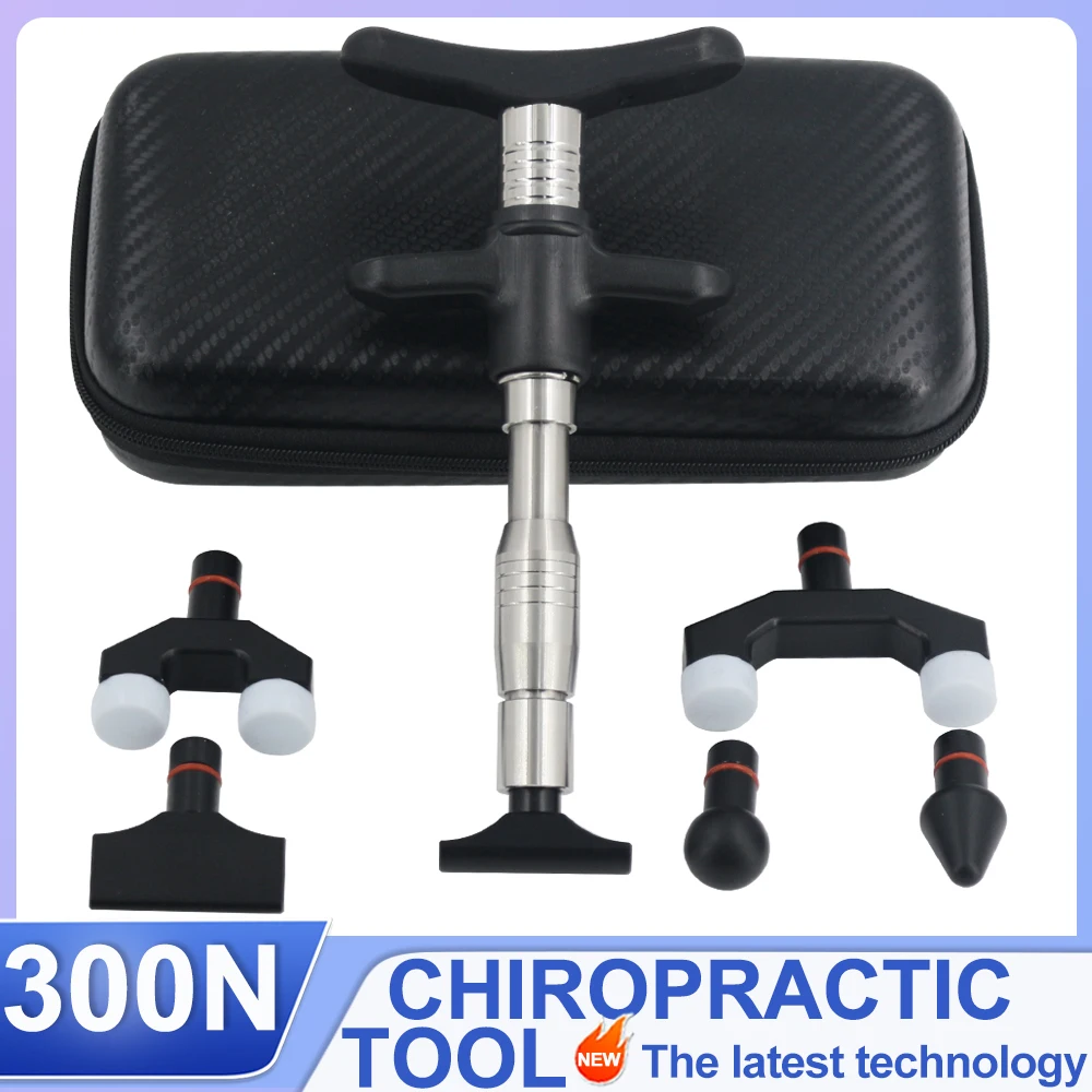 

Chiropractic Adjusting Tools 300N New Spine Massage Gun Limb Back Pain Relief Therapy Correction Spinal Portable Manual Massager