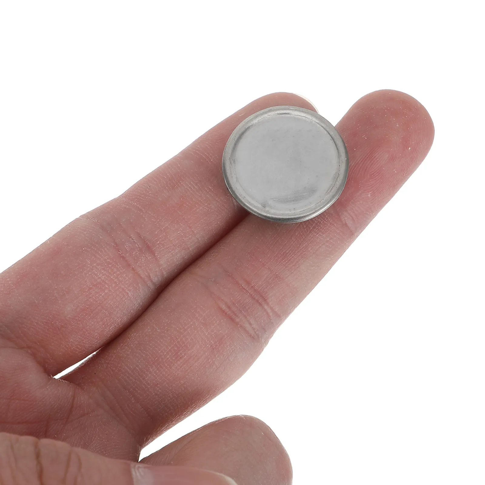 10 Tapones Redondos Removibles de Acero Inoxidable de 0.8 Pulgadas para Caja Eléctrica, Tapas de Sellado para Orificios de Panel Eléctrico y Caja de Conexiones