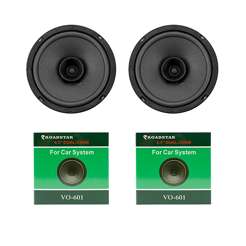 4/5/6.5 Inch Car Speakers Coaxial Green Subwoofer Universal Automotive Audio Full Range Frequency Car Stereo Speaker - view 3