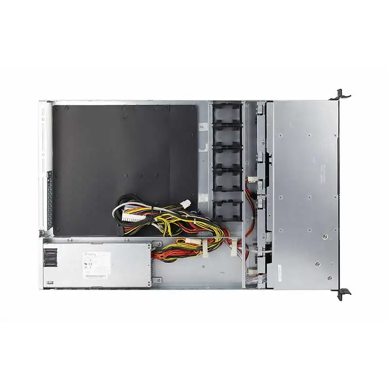 1U Storage Rackmount Hotswap server Case The 6GB/SATA backplane is equipped with 500W power supply as standard. Empty chassis