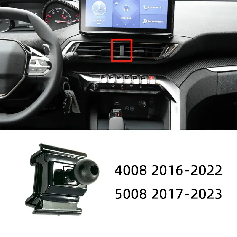 

For Peugeot 408 3008 4008 5008 308 508,Special Mobile Phone Holder Bracket Base,Dedicated Phone Stand Mount Air outlet Accessory