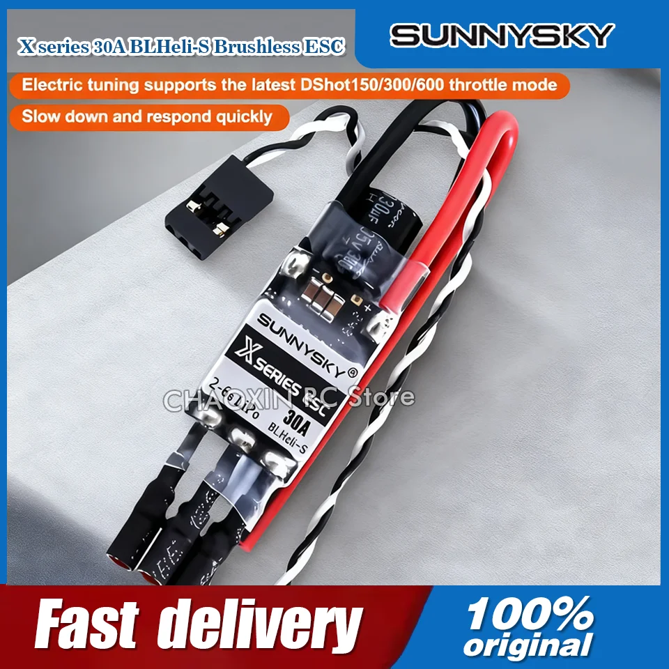 

Newest SUNNYSKY X series 30A BLHeli-S Brushless ESC 2-6S BLS Speed Controller For Quadcopter/Mulicopter A2212 /X2212/V2806 Motor