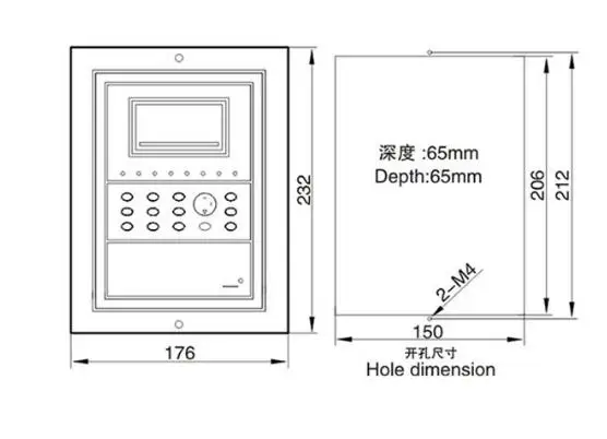 

TLF Marine Repeater Panel FXP5i System Panel FXP5i Repeater