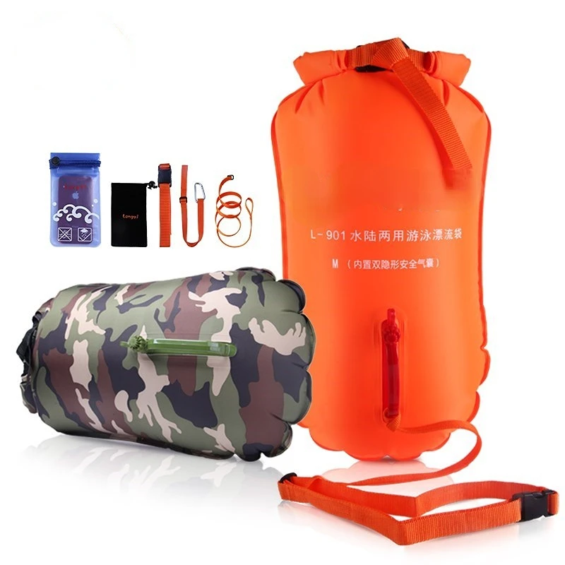 Float Thickened Swim Bag Water Sports Self-Rescue Survival Airbag Outdoor Storage Waterproof Equipment