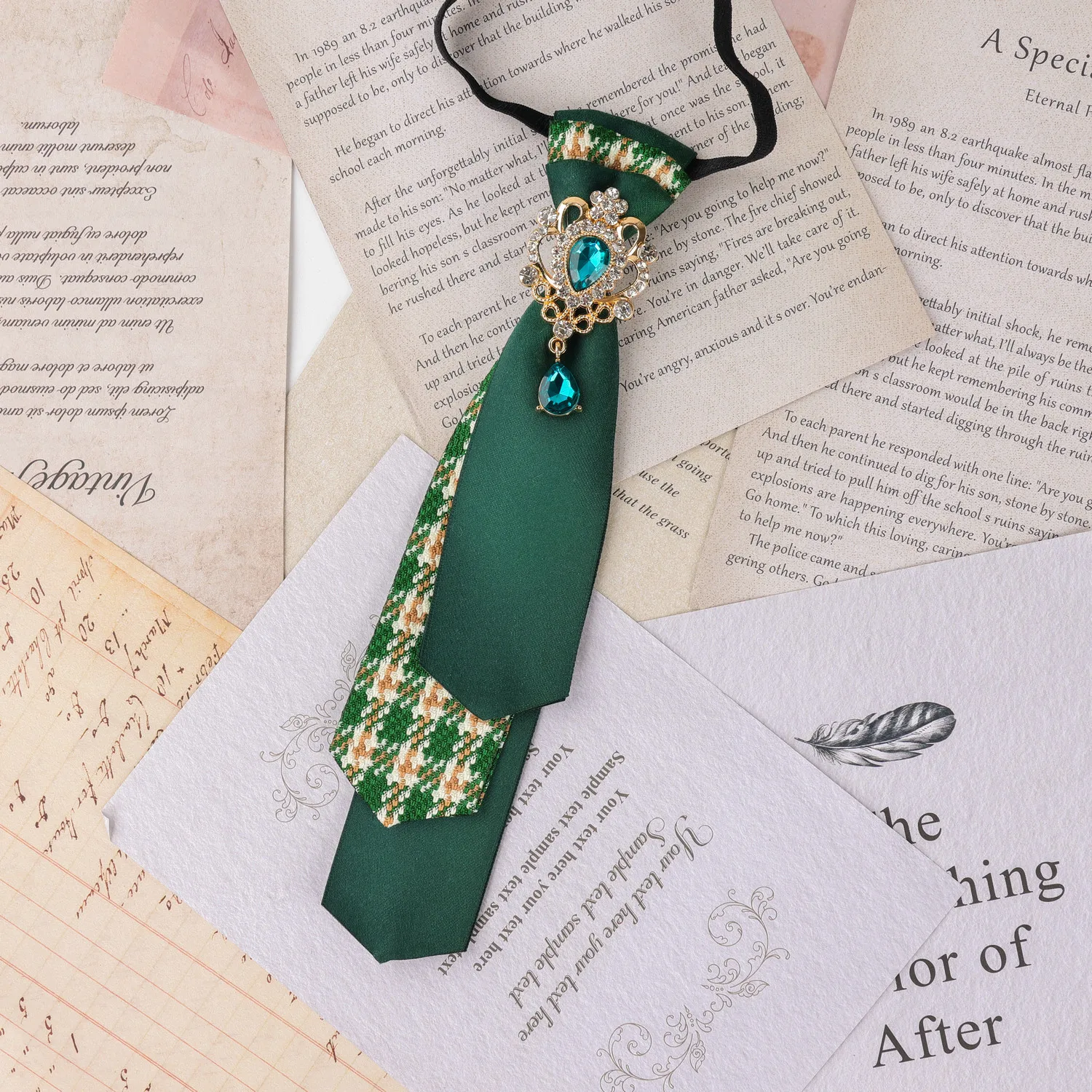 Britische College-Style JK-Krawatte für Männer und Frauen, koreanische Mode, handgefertigt, Business-Retro-Fliege, Hochzeitsschmuck, Accessoires, Geschenke – Detail 13