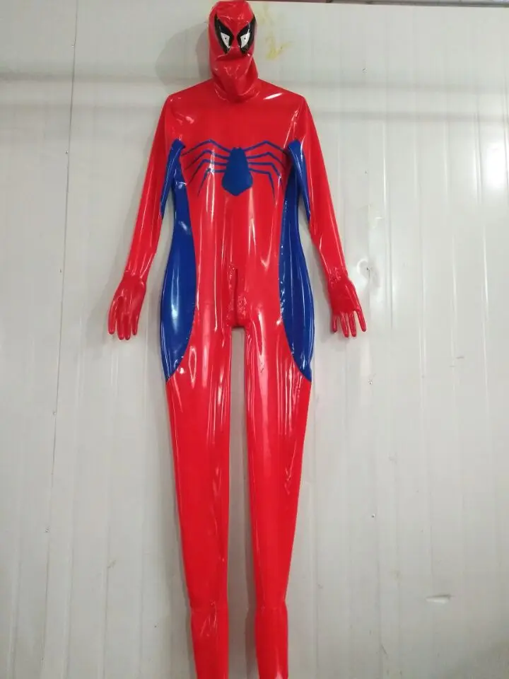 

Latex Rubber Cosplay Catsuit Masquerade Regular Skinny Jumpsuit Club Bodysuit 0.4mm S-XXL