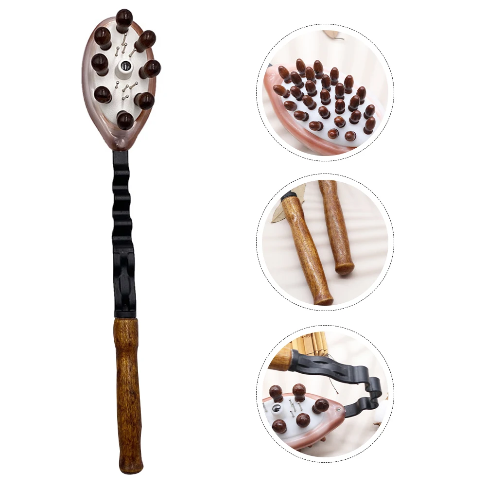 

Multifunctional Massage Hammer Massager Muscle Hand-held Back Wood Therapy Tools