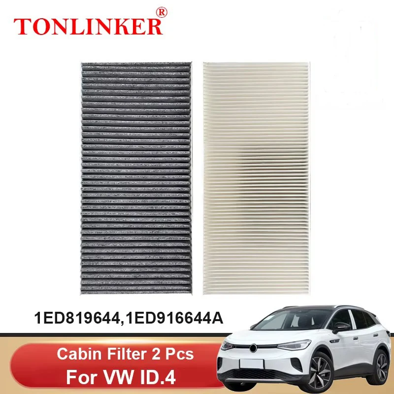 

TONLINKER Cabin Filter 1ED819644 1ED916644A For VW Volkswagen ID4 ID.4X ID.4 Crozz SUV 2020 2021 2022 2023 Car Accessories Goods