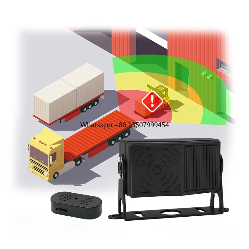 MCY Blind Spot Detection Warning Parking Assist Anti Collision Wireless Reversing Radar With Buzzer for Trailer Truck