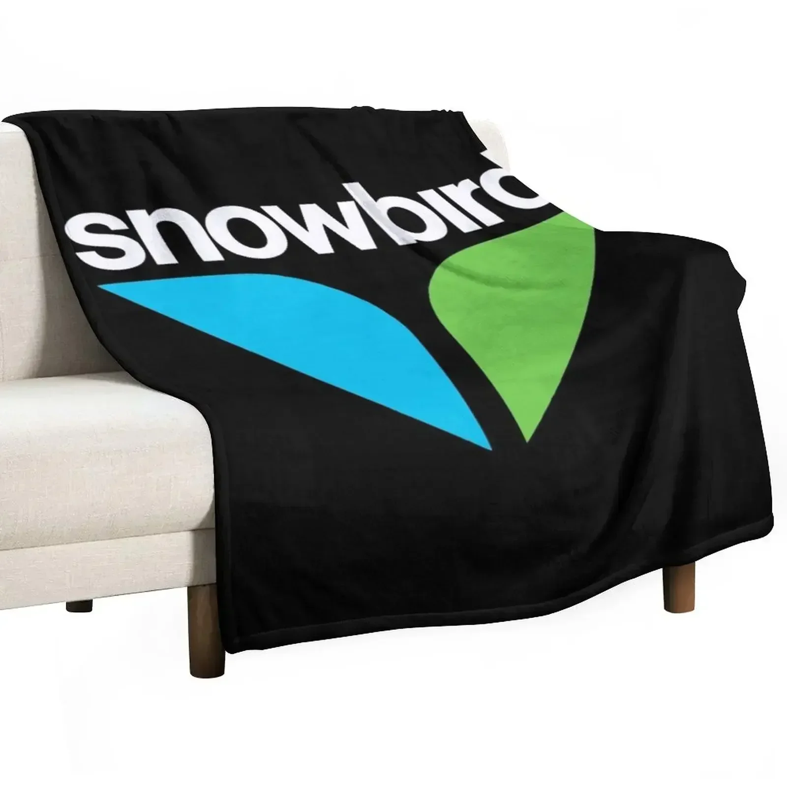 Snowbird Throw Blanket Furry Hairy Flannel Thin warm winter Luxury Designer Blankets