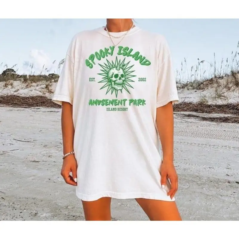 

Spooky Island Shirt, Retro Cartoon Halloween Movie T-shirt, Spooky Island Disco Skull Halloween Gift, 90s Nostalgia Shirt