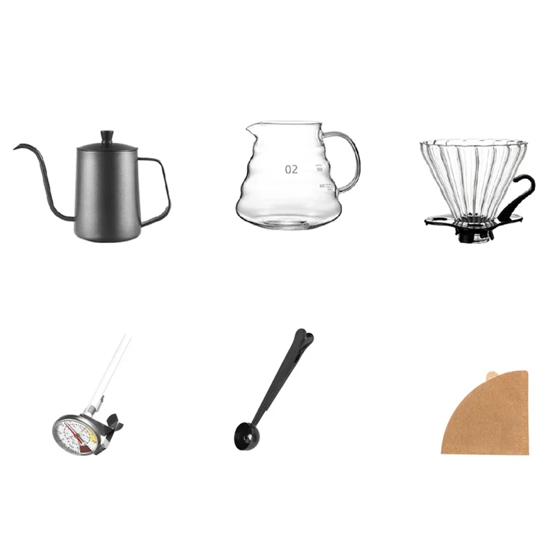 

Hand Brewed Coffee Set Coffee Accessories Coffee Kettle Portable Gooseneck Kettle Camping Tools