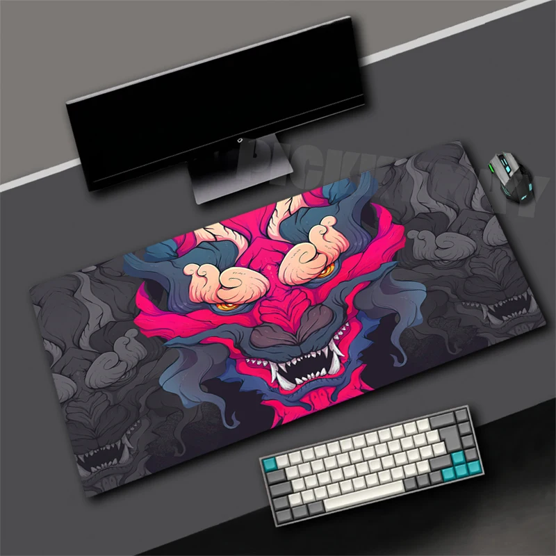 

Gaming Mouse Pads Japanese Style Neutral Table Mats Computer Mousepad Company Big Desk Pad 100x50cm Large Gamer Mousepads Mat