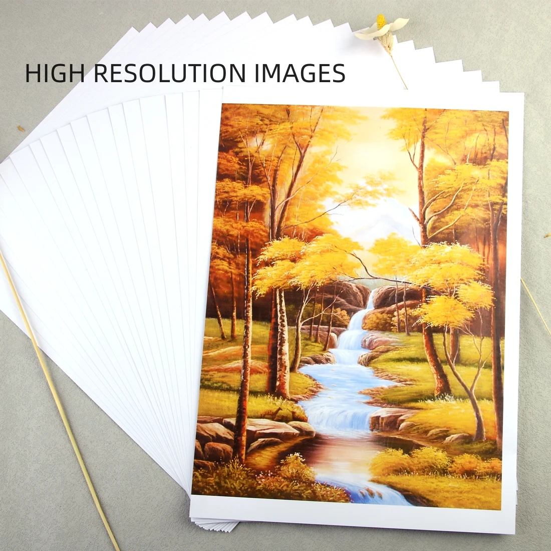 MOTARRO High Color Density Photo Paper Picture for Inkjet Printing the High Resolution Images Printer 20 Sheets 8.3*11.7 Inch