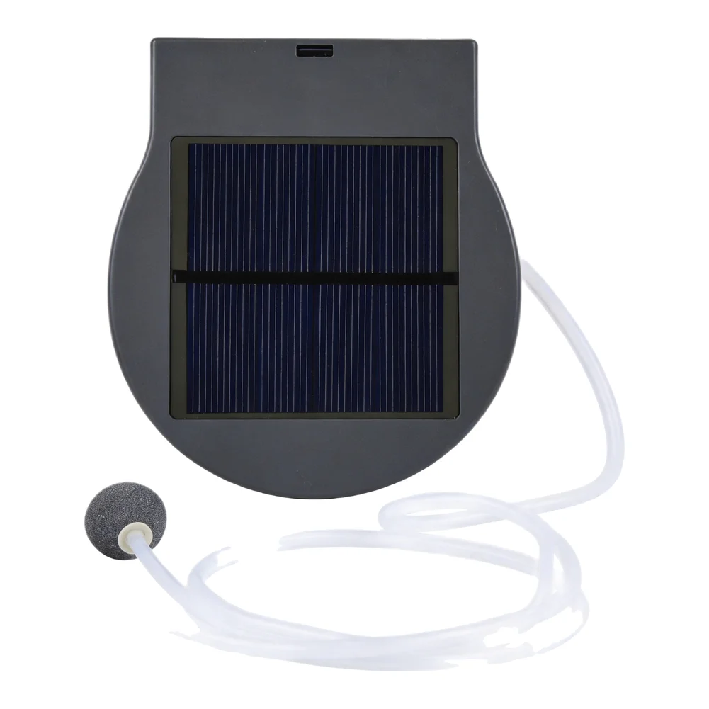 Solar Powered For Pond Aerator Pump with Rechargeable Battery and Multiple Modes for Oxygen Supply in For Ponds and Aquariums