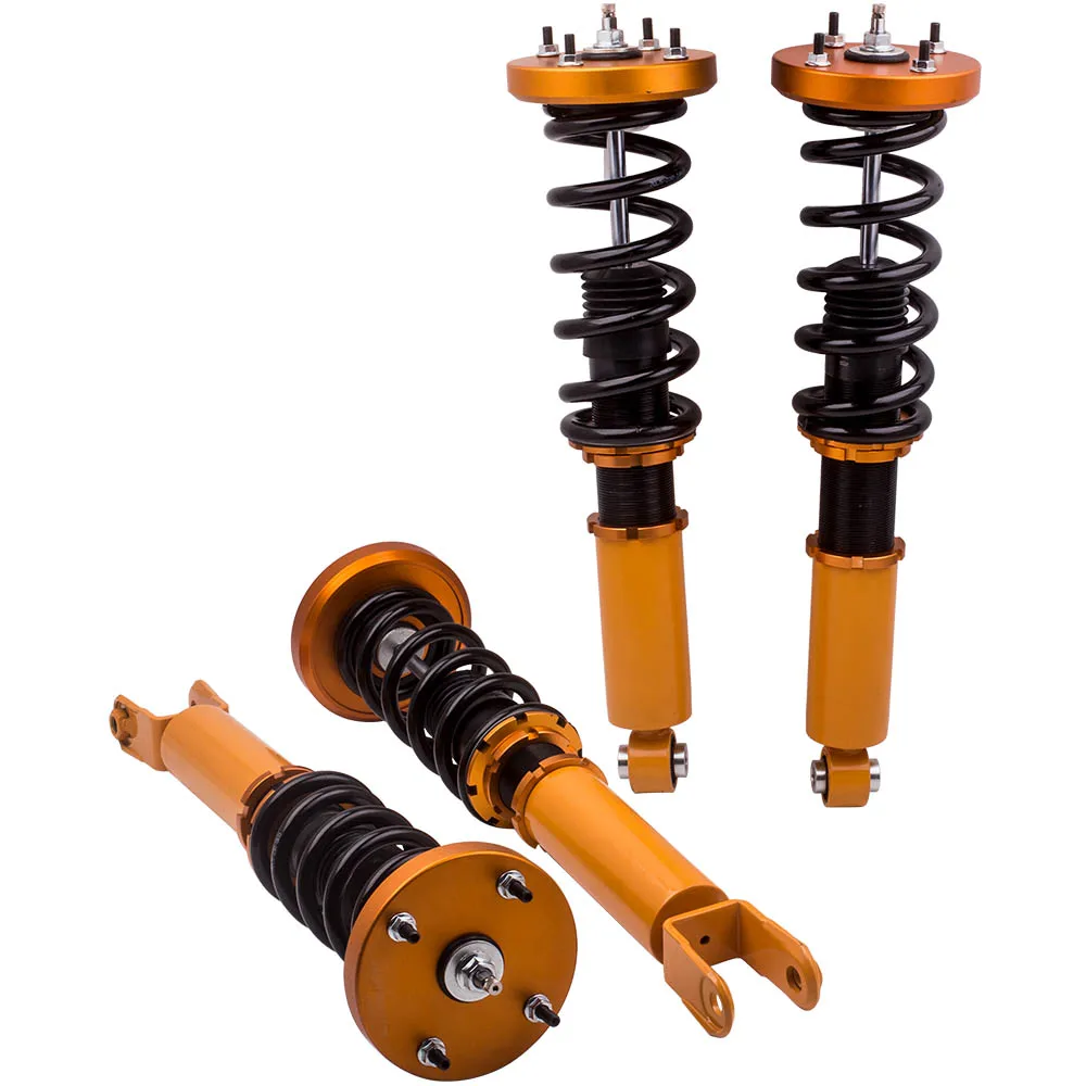 MaXpeedingrods 24 Levels Full Coilover Suspension Strut for Jaguar XJ8 XJR 03-09	Coil Spring Shocks Coil Spring Conversion Kit