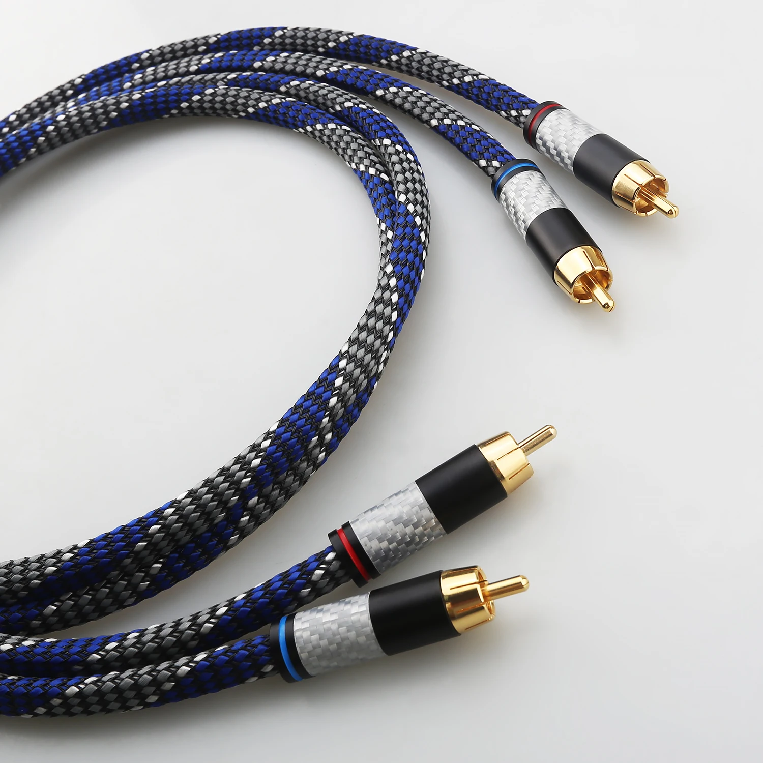 Audiocrast A53 HiFi Stereo 2RCA to 2RCA OFC Cable