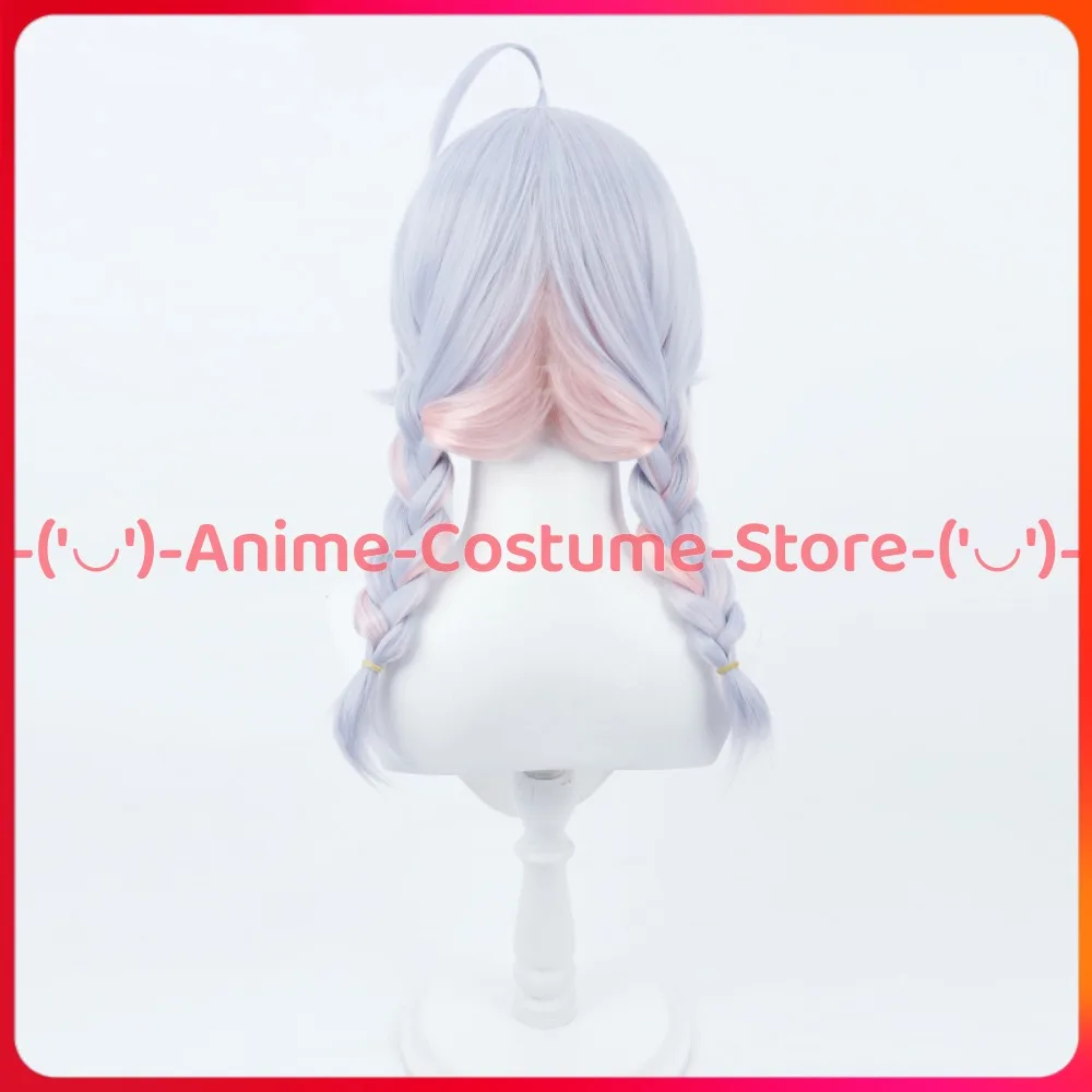 VTuber Kaguya Nana Dog Mom Cosplay Wig New Model Twin Braid Anime Character Halloween Carnival Party Costume Wigs Synthetic Hair