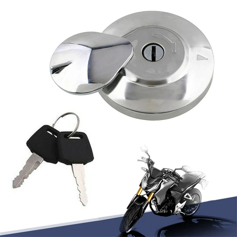 New Gas Cap Locking Motorcycle Gas Fuel Tank Cap with Keys for Honda Shadow Spirit 750 2001-2014