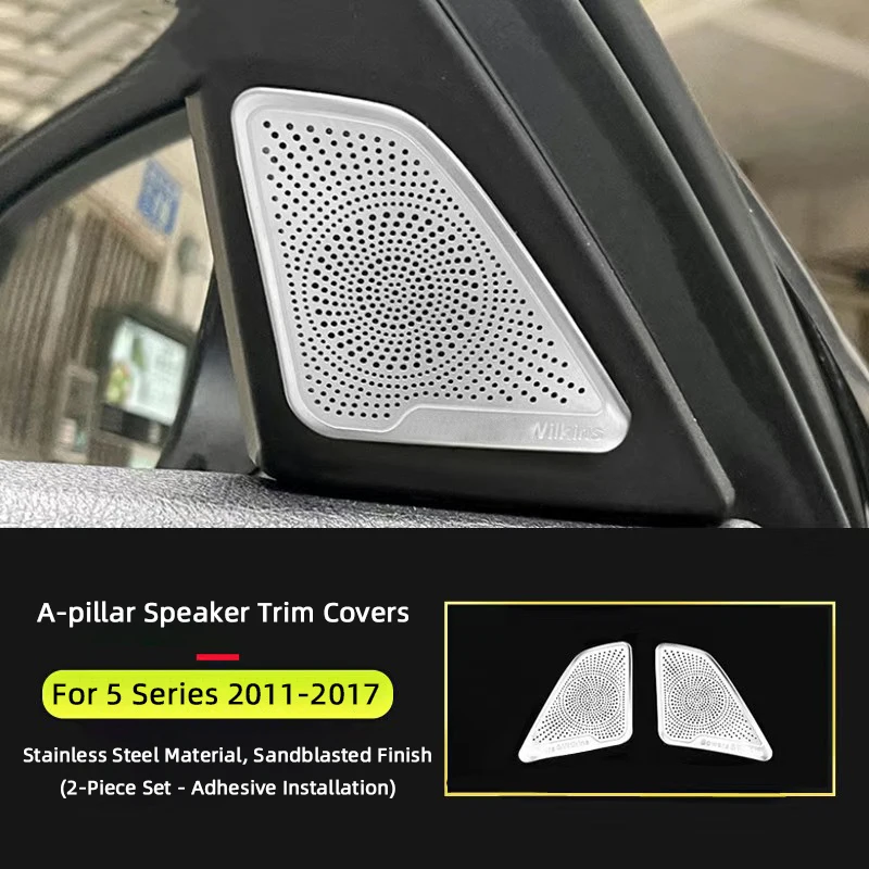 For BMW 5 Series F10 F07 F11 G30 F90 2011 2012-2016 2017 A-pillar Door Horn Cover Trunk Speaker Dashboard Audio Car Accessories - view 2