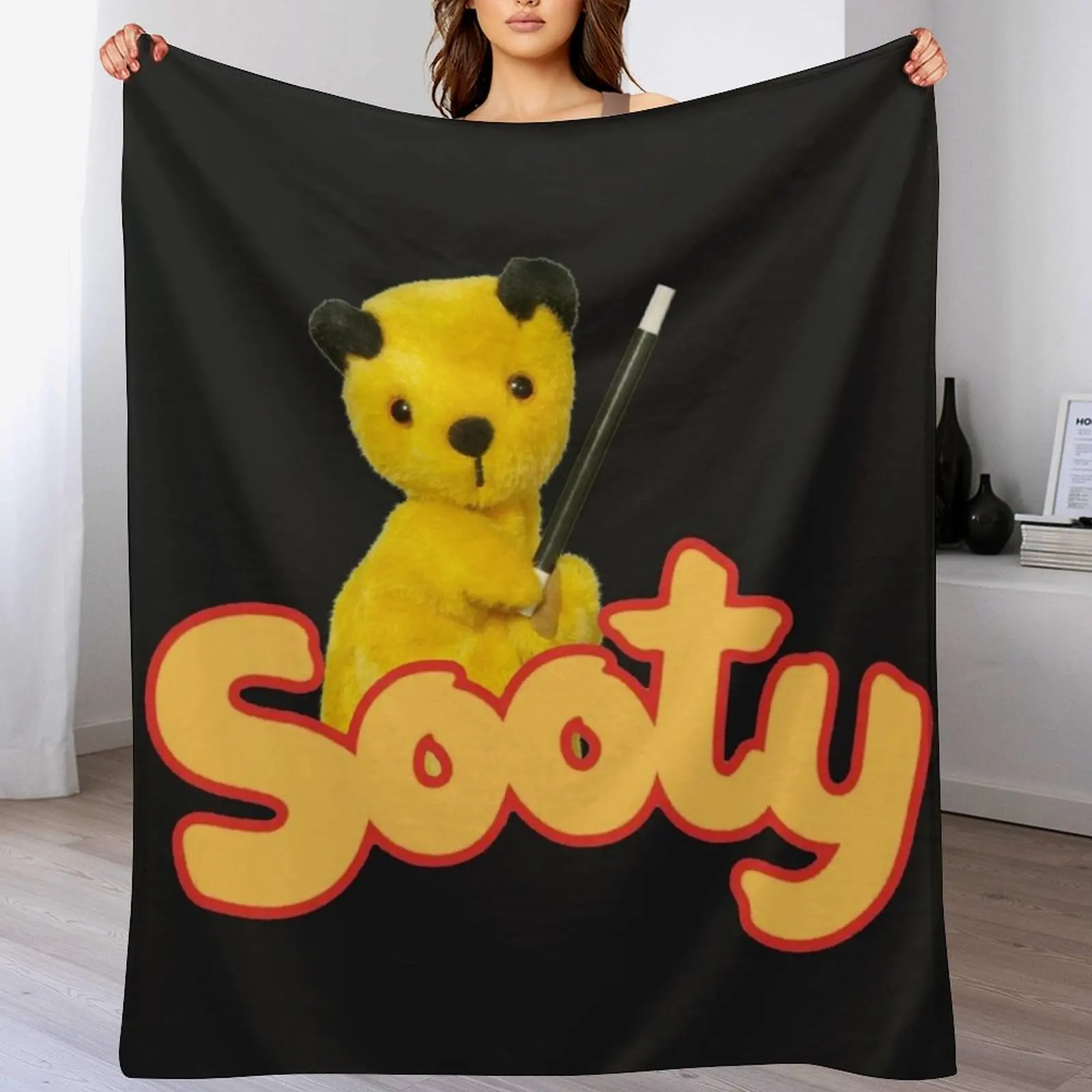 Sooty and sweep Throw Blanket Soft Flannels Blankets