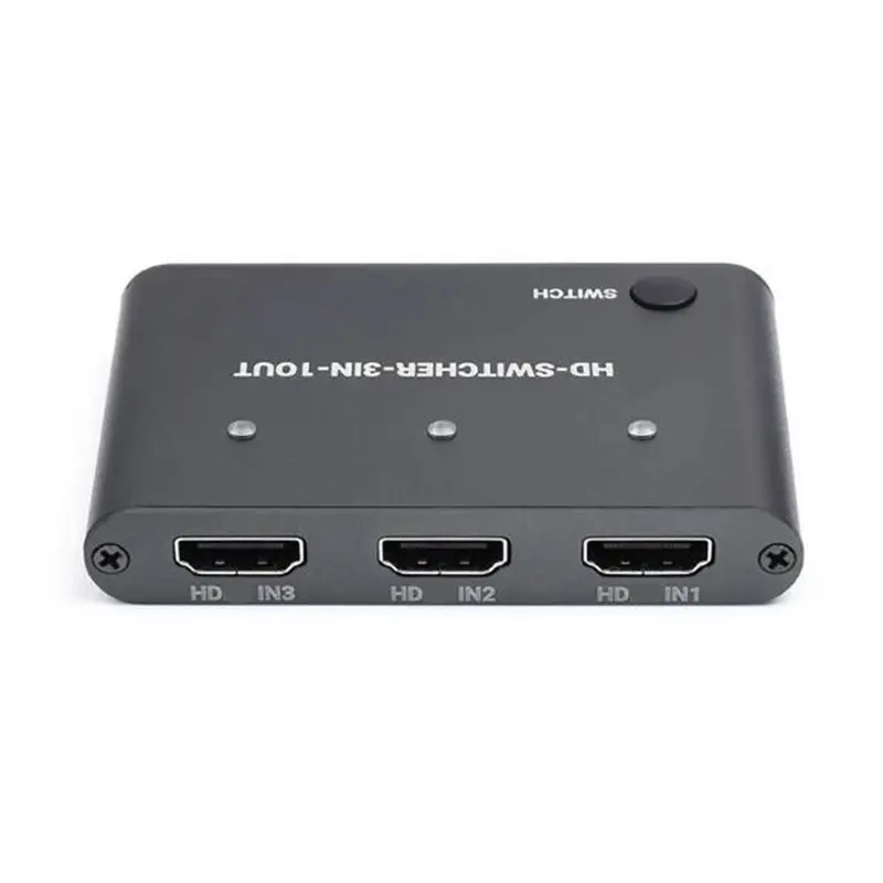 الترويج بنقرة واحدة 4K - جهاز إدخال التبديل 3 في 1 المتوافق مع مشاركة شاشة HD للعبة الكمبيوتر