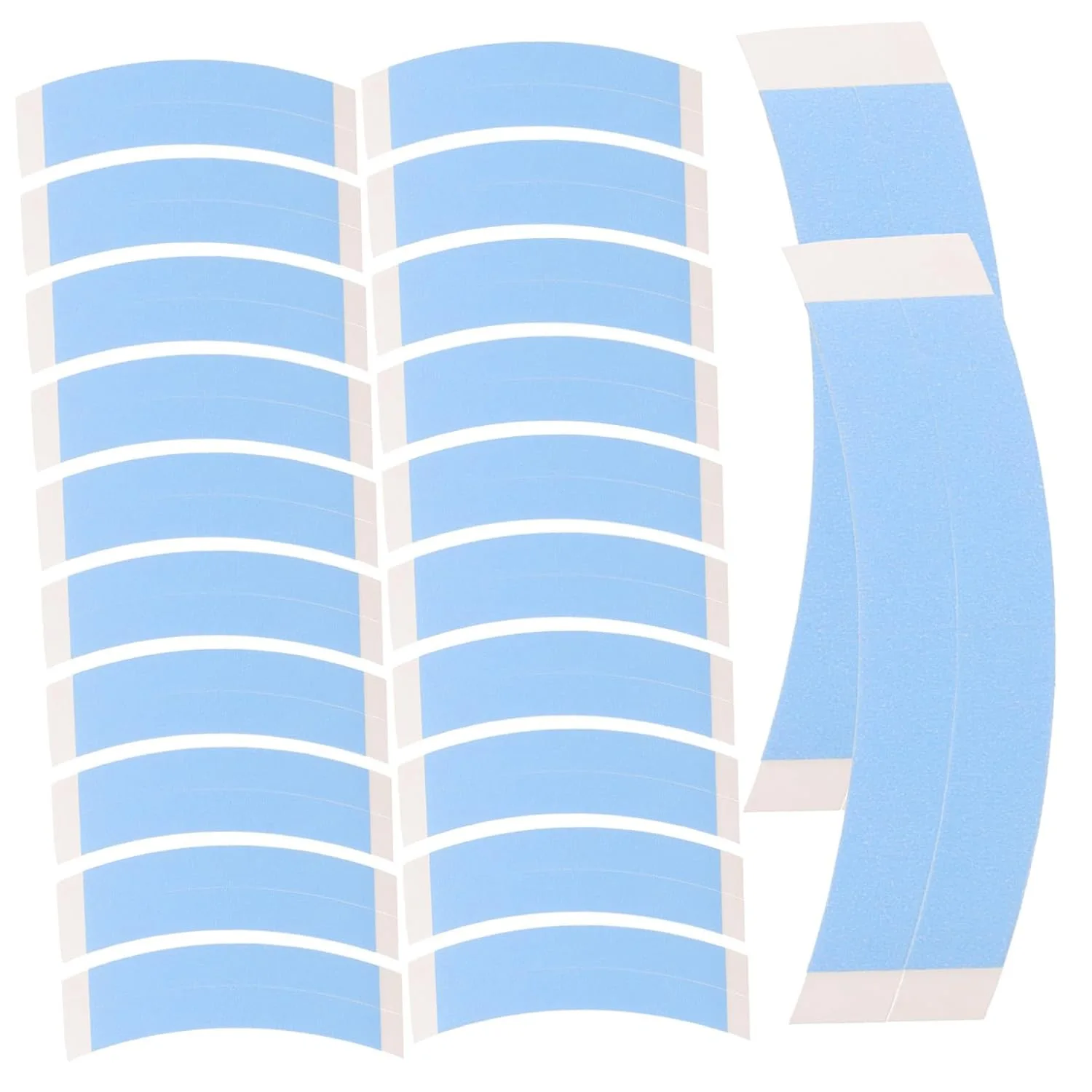 

36 шт. двусторонней водостойкой клейкой ленты для кружевных париков, лента с изгибом C для надежной фиксации париков, накладок и наращенных волос