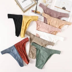 Women's Thongs Seamless Panties Sexy Brazilian Panty G-String Female Bottoms Underwear Sexy Lingerie High Cut Leg Pantys M-L