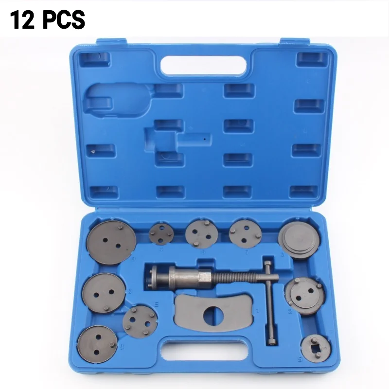 12PCS/13PCS Piston Compressor Tool Kit Set Car Disc Brake Caliper 1 Set Durable And Reliable Convenient Rewind Back Brake