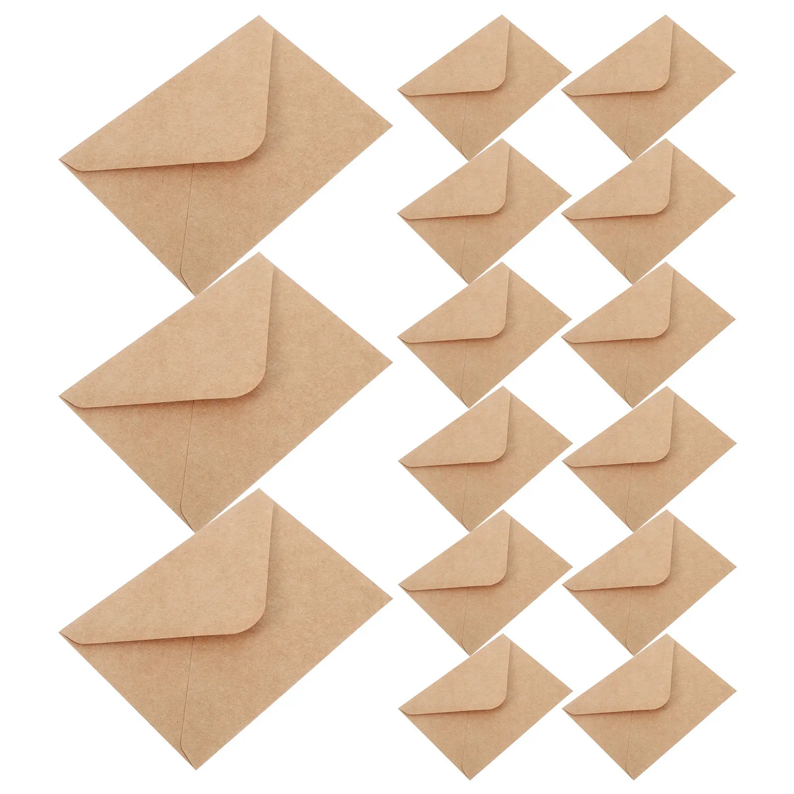 

100Pcs Envelopes Blank Invitation Plain Design Wedding Graduation Greeting Card Business Photo Decorative Vintage