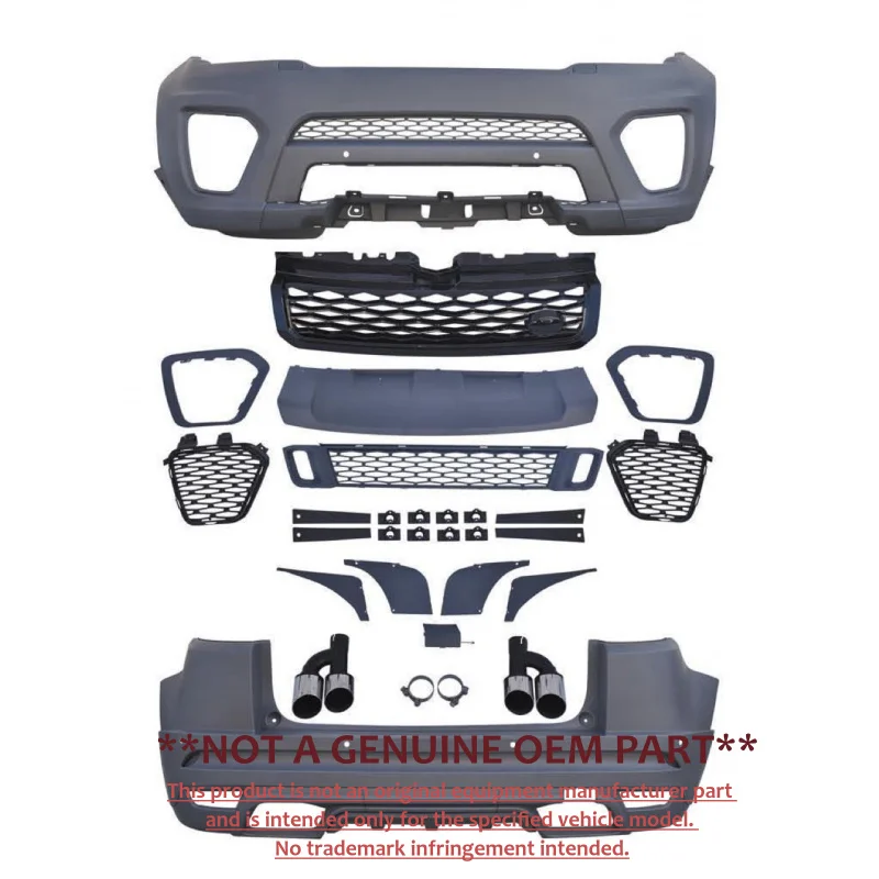 For Land Range Evoque 2010‑2017 Upgrade SVR Style Full Body Kit Modification Accessories