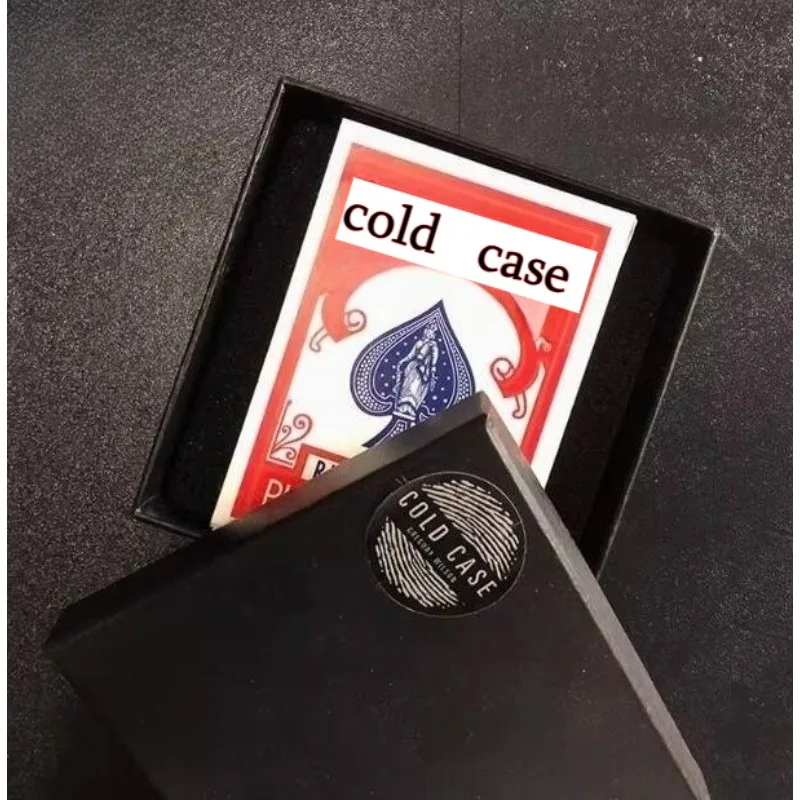 

Холодный футляр Грег Уилсон (трюк и инструкции), фокусы крупным планом, веселье, иллюзии, реквизит для карточек, коробка для карточек, изменение цвета