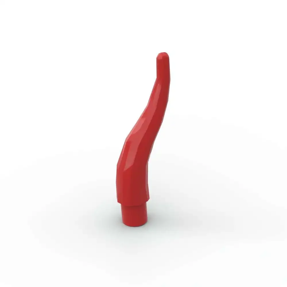 MOC 10PCS Bricks Part 13564 Long Cattle Horn Building Blocks Set Animal Body Bugle Particle Education DIY Toys Birthday Kid Gift
