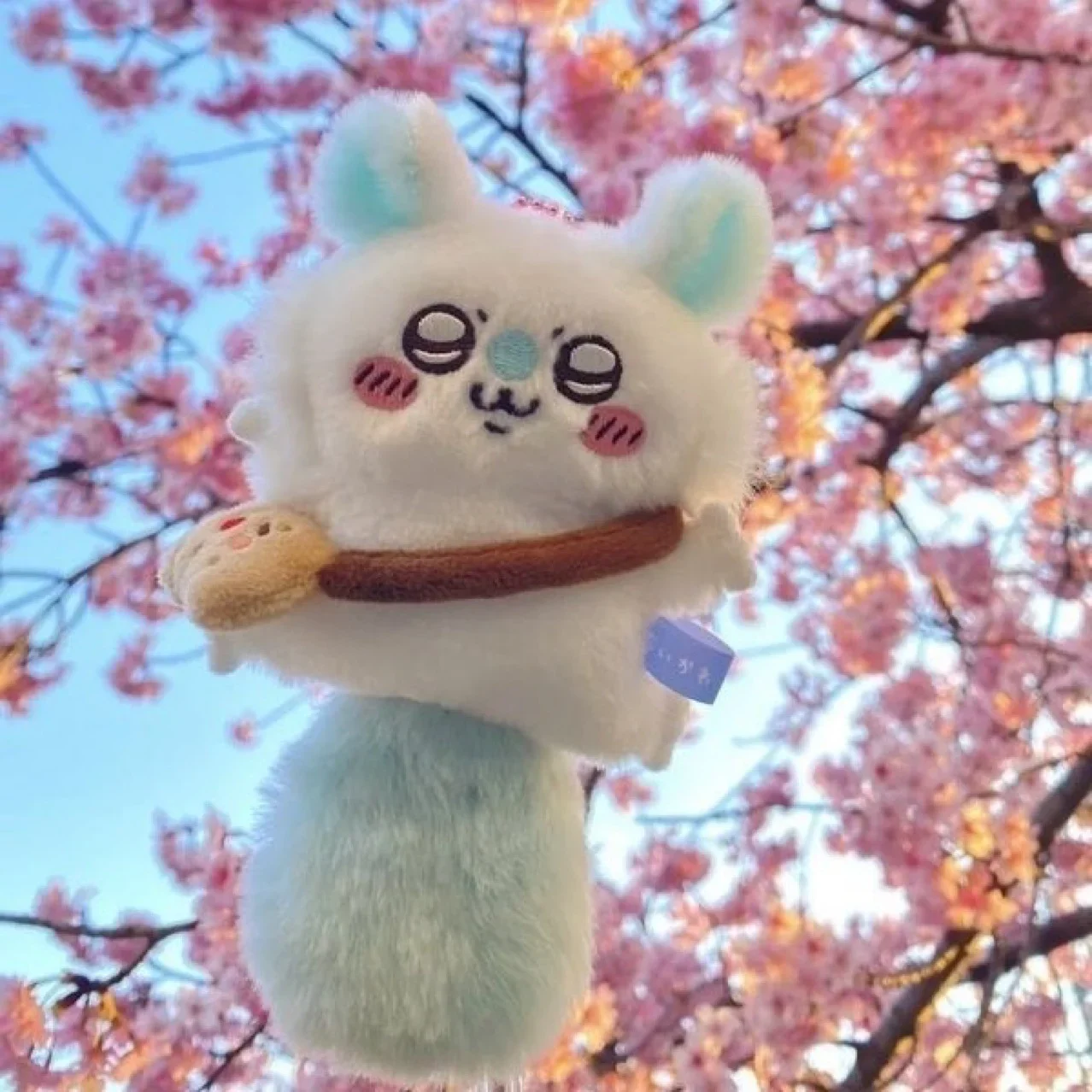 أنيمي المفاتيح قلادة سلسلة من الخرز المفاتيح فتاة kawaii حقيبة قلادة Momonga أفخم دمية لطيف فتاة القلب هدية
