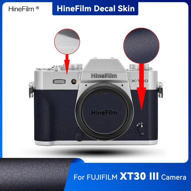 

Hinefilm Skin for Fuji XT30III Skin Camera transparent Sticker fuji XT30 III Wrap Cover for fujifilm X-T30III Clear Skin