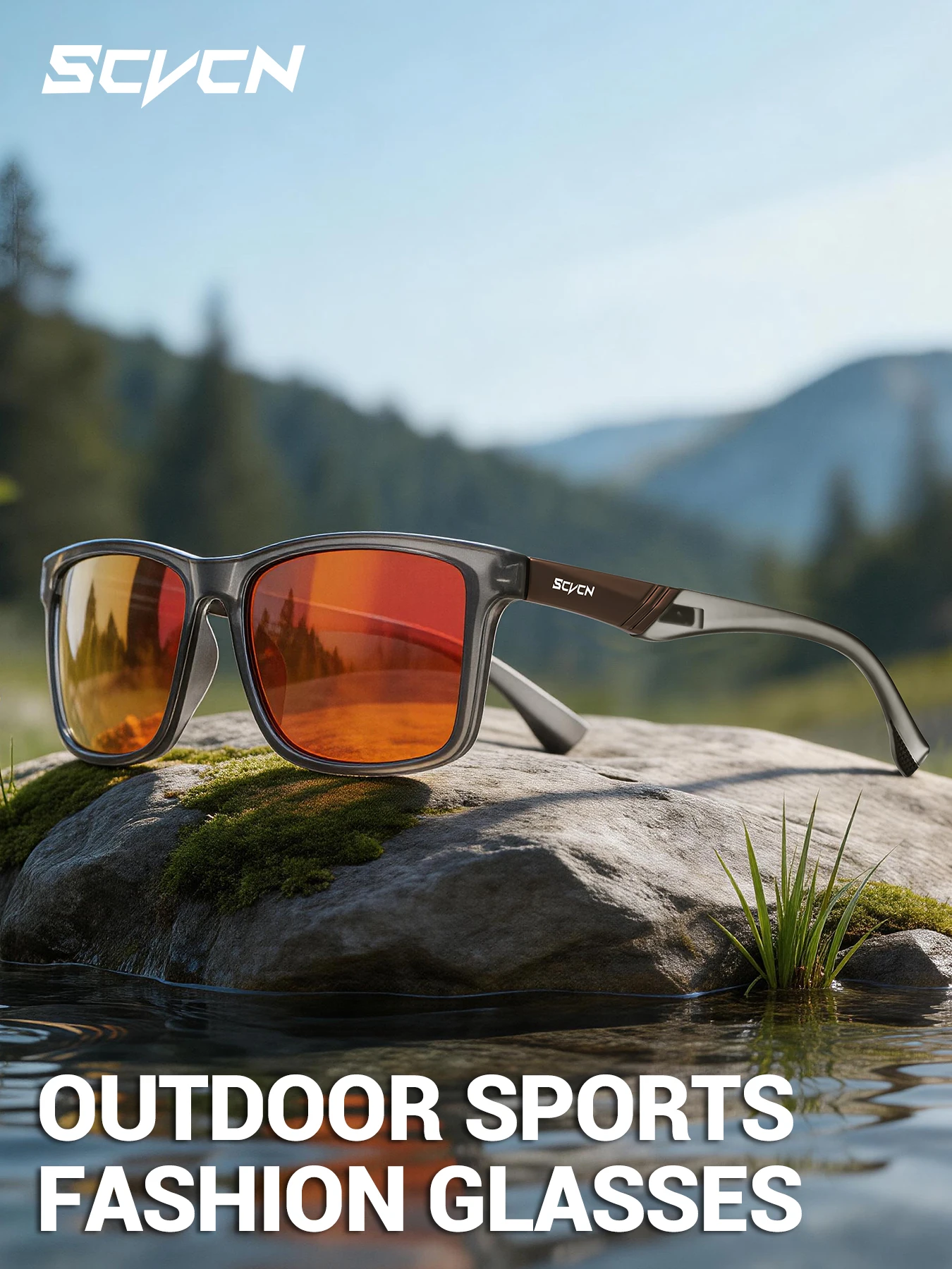 AliExpress NONE SCVCN Polarized Hiking Cycling Sunglasses UV400 Fishing Glasses MTB Road Bike Glasses Bicycle Outdoor Sports Camping Eyewear