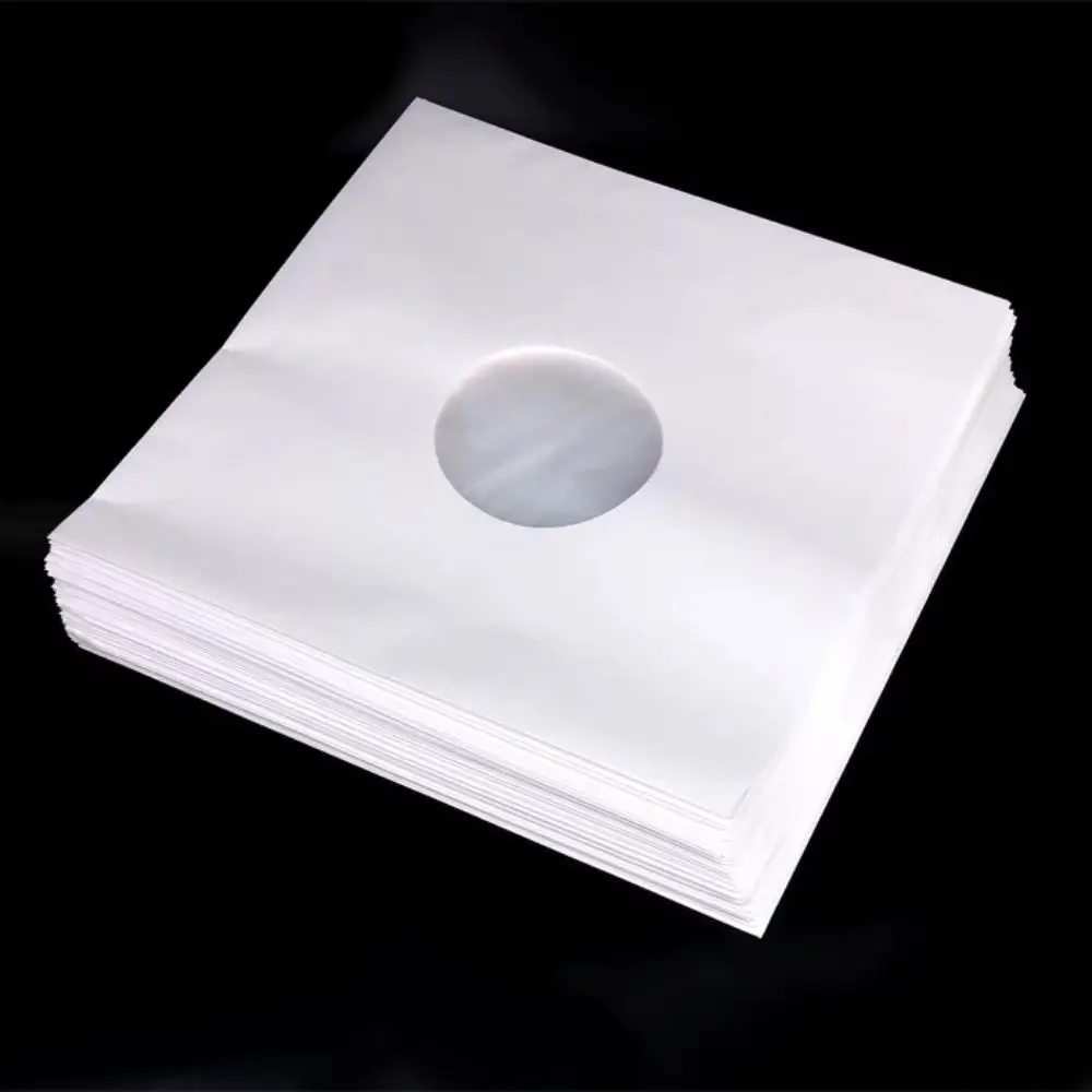 New White Vinyl Records Sleeve 7/10/12inch Resealable Record Protection Record Storage Bags Record