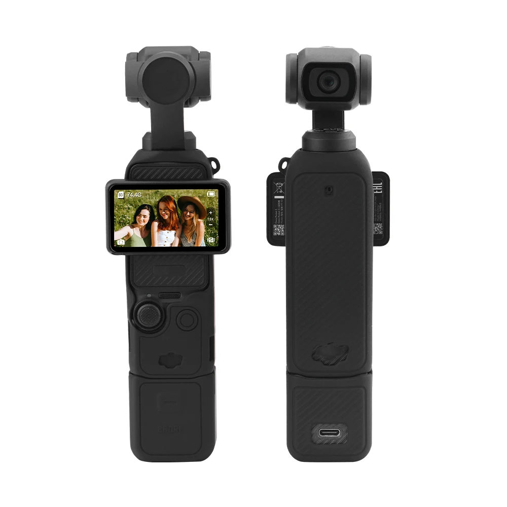 

For DJI OSMO POCKET 3 Body Silicone Case Lens Protective Cover Display Blackout Accessories