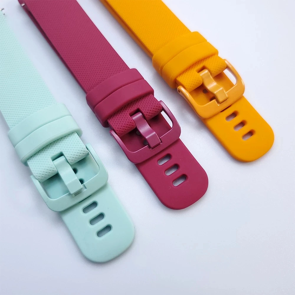 20 22mm Watch Strap For COLMI P71 Band For COLMI M42/C81/C60/C61/I31/P68/P73/P28 Plus Two-Tone Soft Silicone Bracelet Accessorie