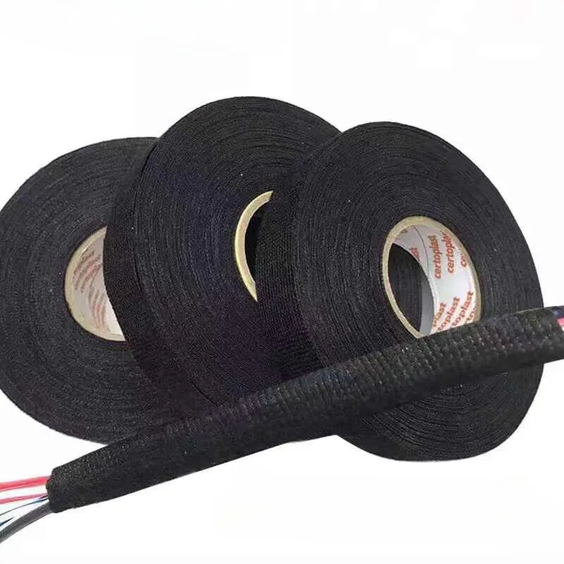 Heat-resistant Electrical Wiring Harness Cloth Wrap Tape Waterproof Cable Insulation Adhesive Bundle 10M