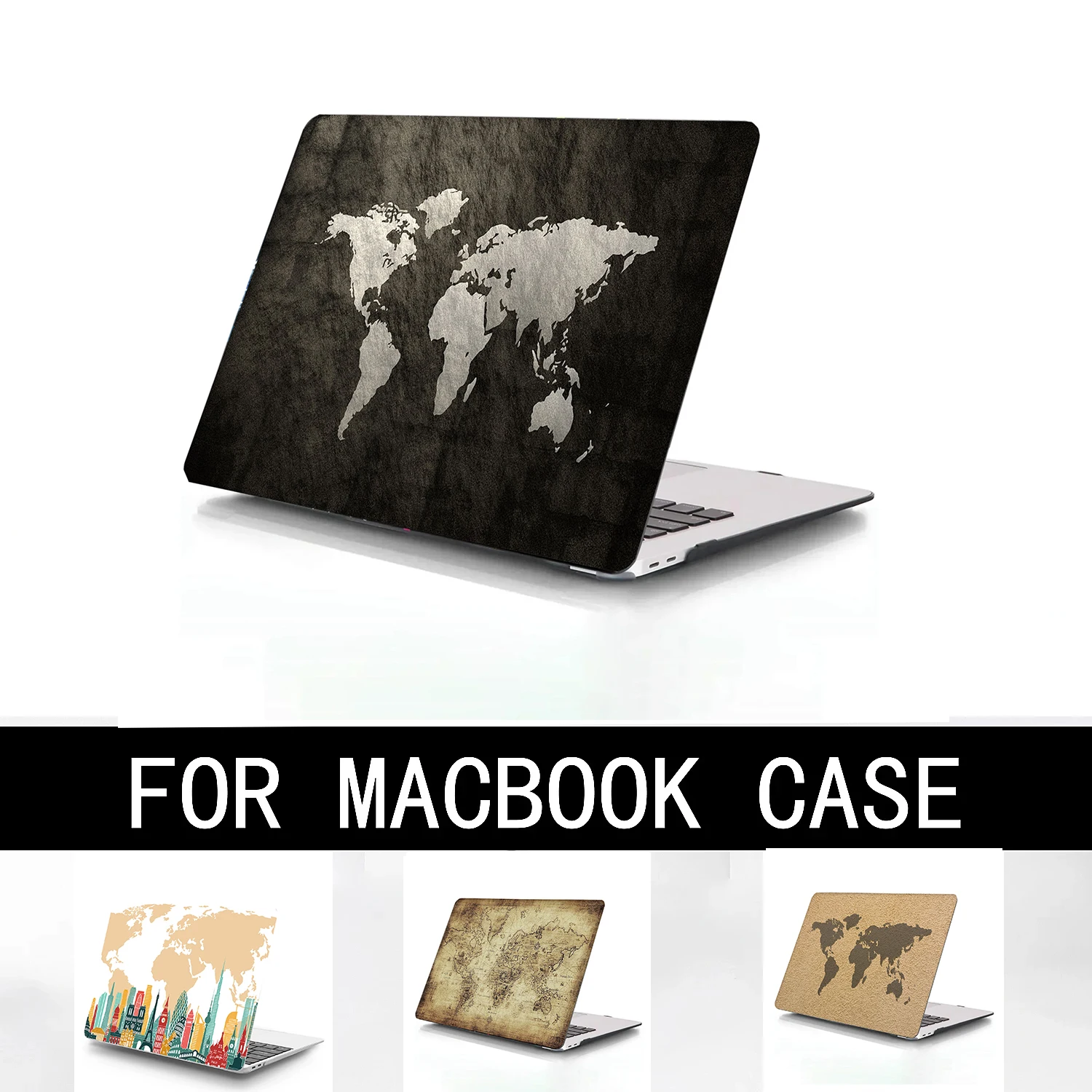 New World map Laptop Case Quicksand Hard Shell For MacBook New Chip M1 Air 13 Pro 13 For Macbook New Pro 14 Pro 16 Air13.6 Case